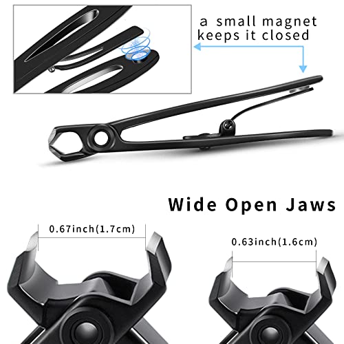 Nail Clippers for Thick Nails,Fingernail Toenail Clippers,Nail Clipper Set for Adult Men Women (Black) - size: Black with carry sack