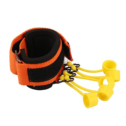 ZJchao Finger Extension Trainer, Silicone Band with Hook and Loop Fastener for Hand Rehabilitation, Wrist and Finger Exercise, Grip Strength Training