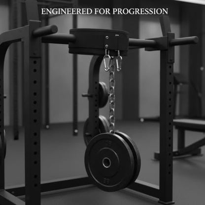Fits Standard Weight Plates: Iron Chain Weighted Dip Belt for Pull-Ups, Dips, and Strength Training