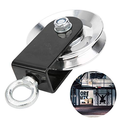 Fitness Equipment Bracket Stainless Steel Pulley Mute Hanging Wheel DIY Accessory