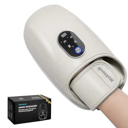 Nekteck Hand Massager with Heat and Compression, Hand and Wrist Pain Relief | FSA&HSA Eligible, Hand Massager For Arthritis & Carpal Tunnel, Senior Friendly, Portable for Home Office, Gift for Men Women