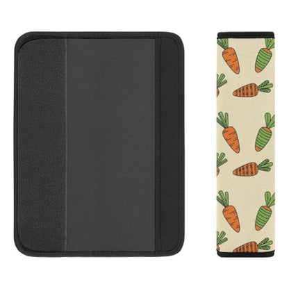2PCS Five Watercolor Carrots Seat Belt Cover Breathable Automotive Seat Belt Protector for Adult Use, Most Cars, Pressure Relief - color: Pattern 329