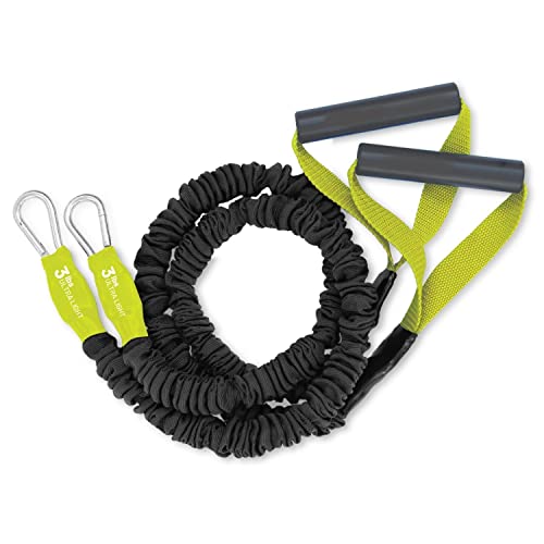 X-Over Home Rehab Gym Bundle Resistance Bands with Clip & Ring Set, Door Anchor Straps & Carry Bag for at-Home Shoulder & Arm Care, Strengthening, Reduce Pain, Injury Prevention, & Recovery - size: Level 1