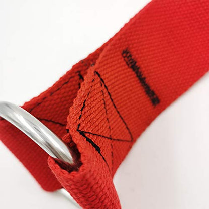 J Bryant Fitness Strap Loading Pin DIY Heavy Duty Strap for Olympic Weight Plates Pulley Cable Machine Attachment Home Gym Workout Equipment Use for LAT Pulldowns - color: Red