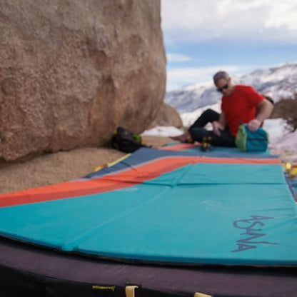 Asana VersaPad - Revolutionary Supplemental Bouldering Crash Pad - Sit Start Bouldering Mat, Climbing Crash Pad Gap Cover, Sport Mat & Essential Bouldering Gear - style: Lux