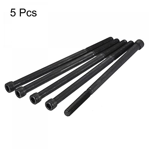 uxcell 5/16-18x6" Hex Socket Head Cap Screw Bolts 12.9 Grade Alloy Steel 5pcs - size: 6 Inch