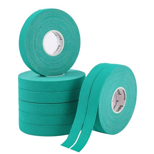 Bighorn Athletics Climbing Finger Tape with Retro Design Female Climber Tin Canister, 0.5-Inch x 45-feet, 8-Rolls, Green - color: Green