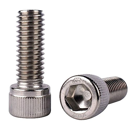 3/8-16 x 1-1/2" Allen Hex Socket Head Screw Bolt, 304 Stainless Steel 18-8, UNC Machine Full Thread, Pack of 10 - size: 3/8-16 x 1-1/2" (10 PCS)