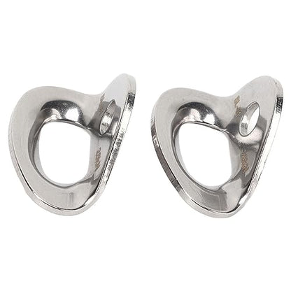 2 Pcs Climbing Bolt Hanger, 25kN Climbing Wall Bolt Hanger, 316 Stainless Steel Large Bearing Capacity Anchor for Rock Climbing and Home Gyms, Hammocks
