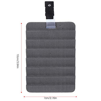 CHICIRIS Fishing Hook Hanging Board, Foam Storage Small Accessory for Fly Bait Tying, with Patch 005 Hook and Loop Option