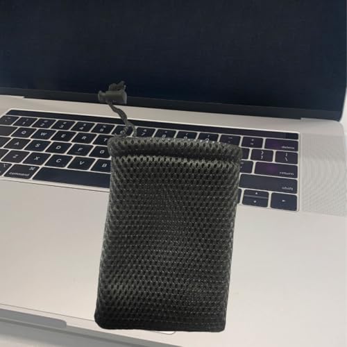 Nylon Mesh Drawstring Bag, 6" x 4" Small Storage Pouch String Bags for Mini Stuff MP3 Charger Earphone Key, 6pcs Travel Kit Organizer for Lipstick Cosmetic Jewelry, 15 x 10cm