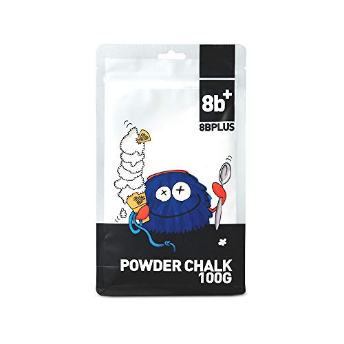 8BPLUS Chalk for Climbing, Bouldering - Premium Quality - No Fillers or Drying Agents - style: 100G Powder