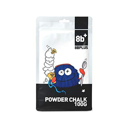 8BPLUS Chalk for Climbing, Bouldering - Premium Quality - No Fillers or Drying Agents - style: 100G Powder