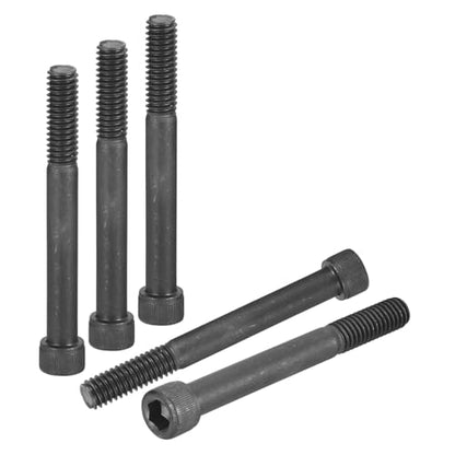 DTGN 5/16"-18x2-1/4 Socket Head Cap Screws Bolts - 10Pack - Good for Road Bicycle, Mountain Bike, Auto, Motorcycle - Carbon Steel Hex Head Metric Screws, Black - size: 5/16"-18x2-1/4"