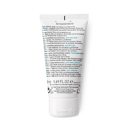 La Roche-Posay Cicaplast Hand Cream, Instant Relief Moisturizing Hand Lotion for Dry Hands, Shea Butter Lotion for Dry Cracked Hands, Non Greasy, Fragrance Free - size: 1.69 Fl Oz (Pack of 2)