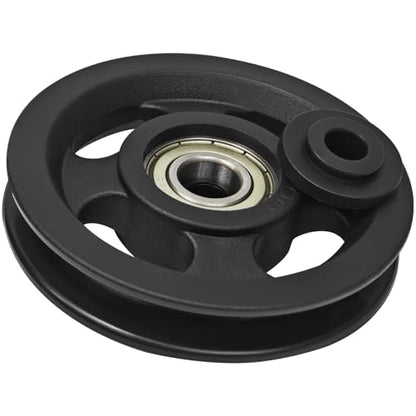Gym Pulley 100 mm, Pulley Equipment Steel Cable Gym Pulley for Lifting Spare Parts Gym Multi-Function, 2 Pieces - color: 100mm-2 PCS-P