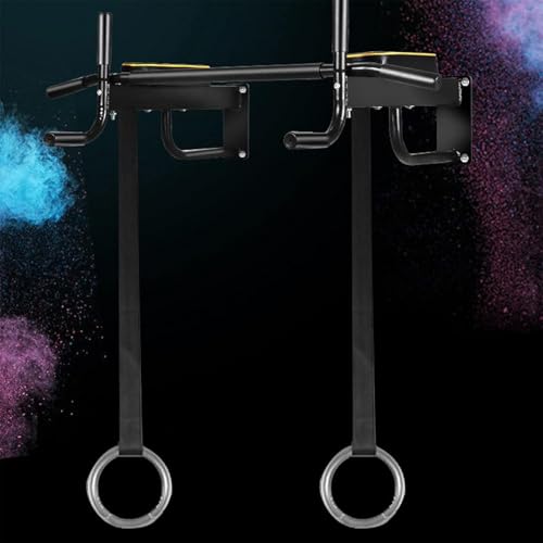 Wall Mounted Pull-Up Bar, Home Assisted Abdominal Indoor Pull-Up Hanging Strengthening Abdominal Muscle Training Band Equipment for Indoor Home Gym Exercise, Supports 440 Pounds