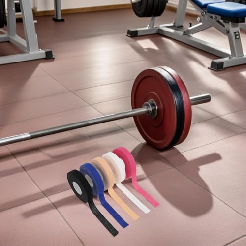 Athletic Finger Tape for Rock Climbing and Gym Sports, Strong Adhesive Waterproof Tape, 10 Rolls 1.25cm X 10m for Finger, Hand, and Toe Support in Outdoor Training