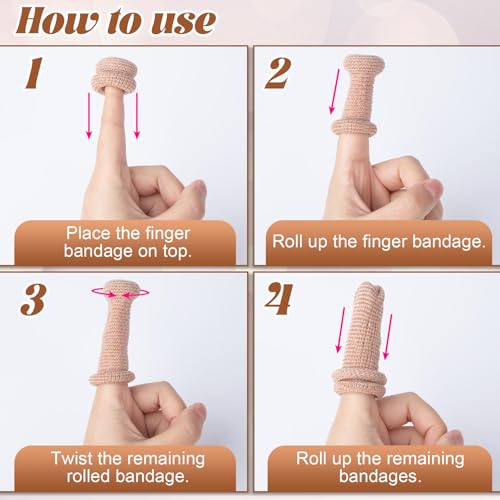 15pcs Cotton Finger Cots, Elastic Finger Sleeve, Skin Color | Anti-Slip, Breathable Finger Protectors, for Construction, Gardening, Kitchen, Carving