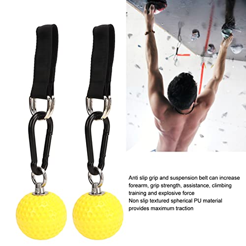 Power Grip Ball for Climbing Training, Anti-Slip Pull Up Grips for Enhanced Strength