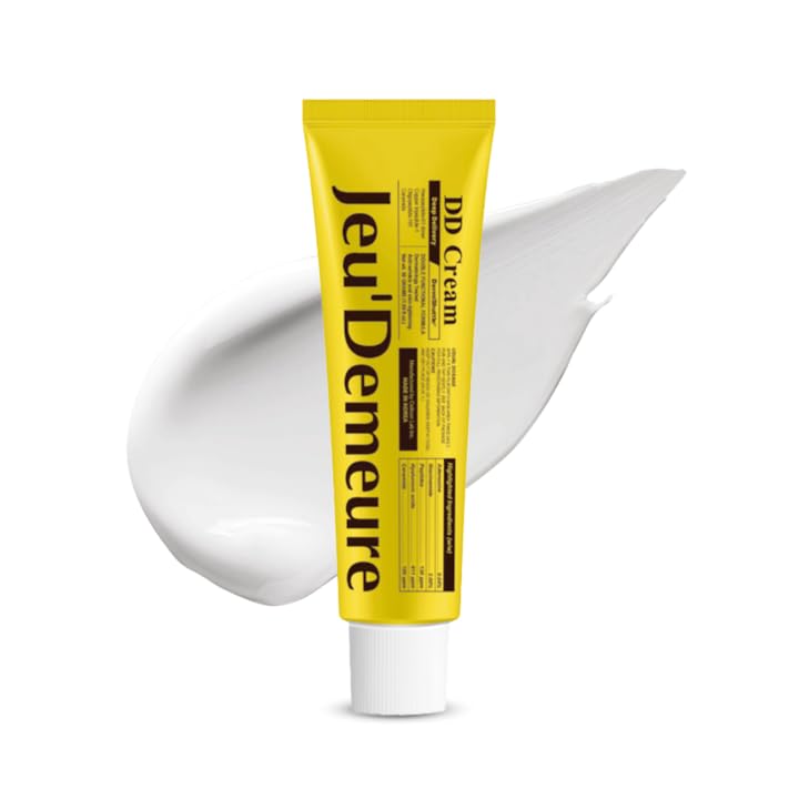JEU'DEMEURE DermiShuttle DD Cream Deep Hydration Intensive Smoothness Face, Neck and Hand with Peptide, Ceramide, Hyaluronic Acid, Anti Aging Wrinkles Cream, Korean skincare Moisturizer (50g)