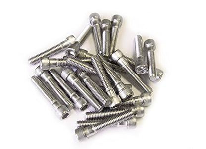 Escape Climbing 25-Pack of 2” Stainless Steel Bolts | Durable Hardware for Rock Climbing Holds | Made with Industrial Strength Stainless Steel | Features a 3/8-16 Socket Cap Screw