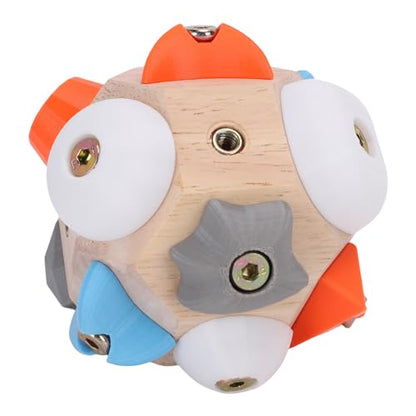 F&Yard Handheld Climbing Challenge Block Compact Route Practice Block with 12 Components Screws and Hex Wrench