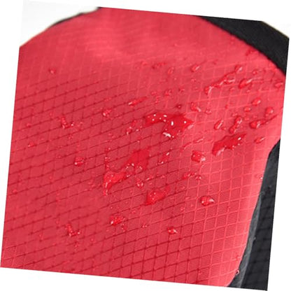 Climbing Chalk Bag Waist Pouch for Climber Large Capacity Anti-Slip Chalk Powder Storage Pack Red Black Outdoor Bouldering and Fitness Equipment