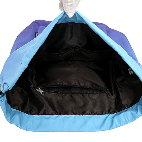 Waterproof Drawstring Bag, Gym Bag Sackpack Sports Beach Backpack for Men Women - color: 09-gradual Blue