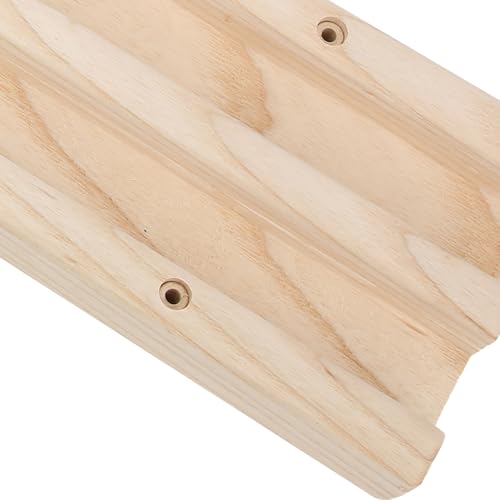 Rock Climbing Fingerboard | Grip Strength & Finger Training Board | Hangboard for Home Door Frame/Climbing Gym/RV | Solid Wood with Screws