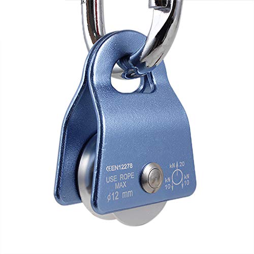 Flexible 2000kg Active Pulley Block 360 Pulley for Outdoor Ice Belt Lifting Sling Rock Climbing Rope