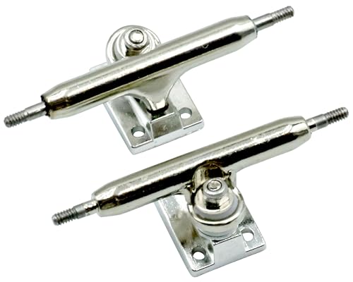 A1 Pro Fingerboard Trucks 36mm 34mm 32mm with New Base and Pivot Cup (32mm Chrome) - color: 32mm Chrome