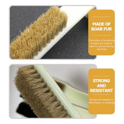Generic Bouldering Stone Cleaning Brush 2pcs with Natural Boar Bristles and Sturdy Handle, Climbing Sports Cleaning Tool for Outdoor Rock Hold Maintenance