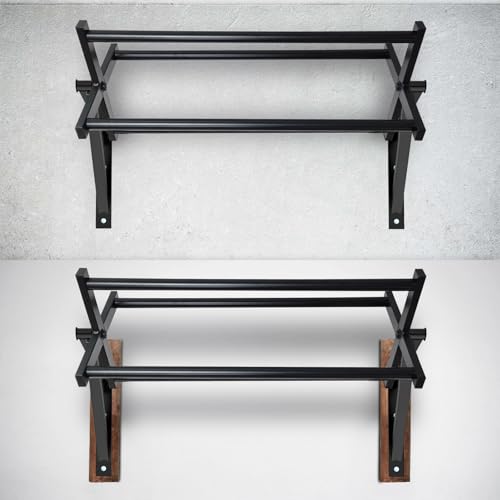 Wall Mounted Pull Up Bar Multifunctional Chin Up bar for Home Gym | Heavy Duty Multifunctional,Power Tower Set,Training Equipment Fitness Dip Stand,Supports to 440 Lbs - color: Climbing Pull Up Bar