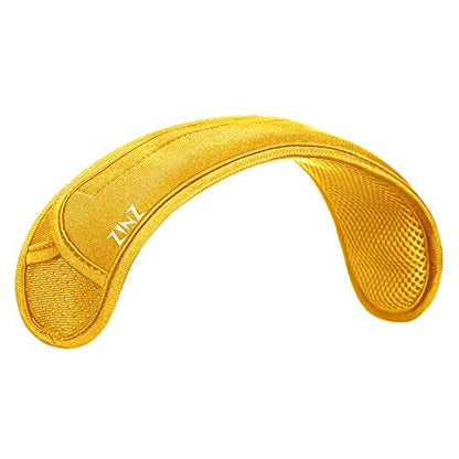 Ultra Thick & Breathable Universal Shoulder Pad Cushion for Bag - Long & Comfort - color: Yellow