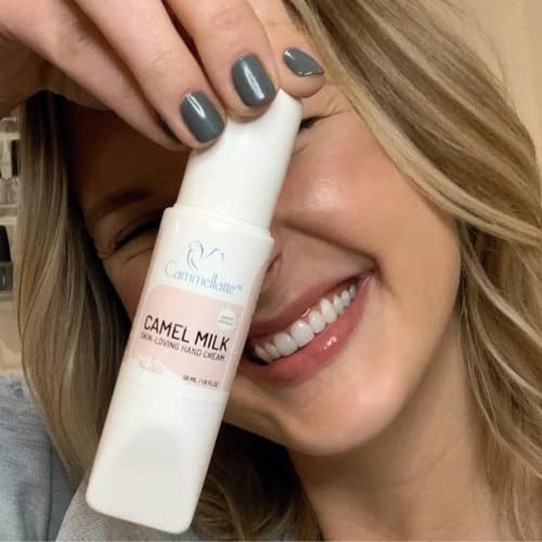 Camel Milk Hand Cream for Dry Hands Extremely Protective for Irritated Skin With Aloe Vera, Jojoba, Shea Butter, Vitamins and Omega Fatty Acids 50 ml