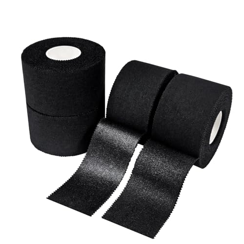 Athletic Tape Athletic & Medical Trainers & First Aid Tape for Injuries Wrist Ankle Finger Tape Easy to Tear & No Sticky Residue (White) (BK1.5in*15yd*4rolls) - size: BK1.5in*15yd*4rolls