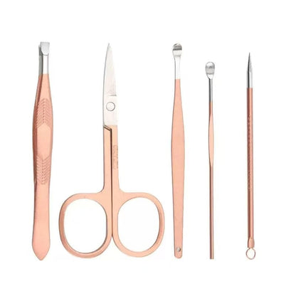 16pcs Nail Clippers Kit, Ultra Sharp Sturdy Fingernail Cutters, Professional Nail Clippers Pedicure Care Tools, Toenail Clipper Cutters for Men and Women Nail Trimmer,Luxury Gold Color,Pink - color: Pink