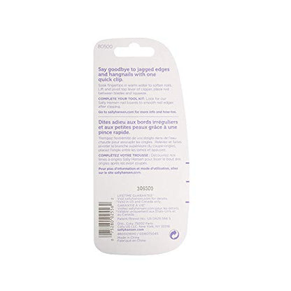 Sally Hansen Beauty Tools Treat Your Toes Control-Grip Toenail Clipper with Catcher | Wide Blade for Thick Nails | Stainless Steel Professional Toe Nail Clippers - size: 1 Count (Pack of 1)