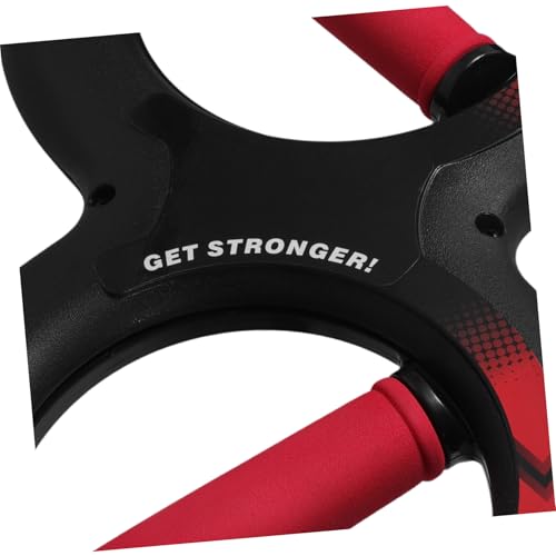 Strengthened Wrist Strength Trainer Red Hand Grip Device for Forearm Hand Exercise Multifunction Grip Strengthener for Climbers Weightlifters Training and Fitness Enthusiasts