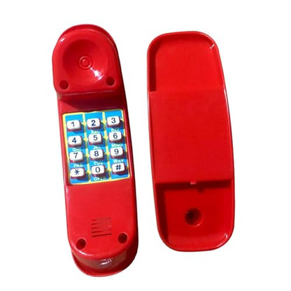 Simhoa Pretend Phone Telephone Children’s Equipment Outdoor Climbing Frame Accessories PP Material Suitable for Playground Treehouse, Red - color: Red