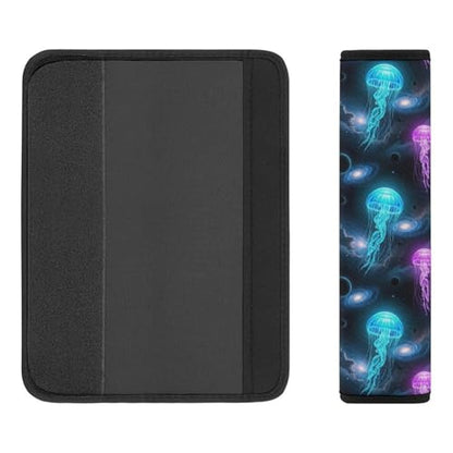 2 Pack Galaxy Jellyfish Car Seat Straps Shoulder Pads Soft Padded Seat Belt Cushion for Kids, All Vehicles, Pressure Relief - color: Pattern 1160