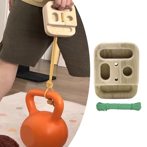 Portable Climbing Hangs Board Light Weight Indoor Outdoor Wood Hangs Board Finger Training Board Finger Grip Strengthene