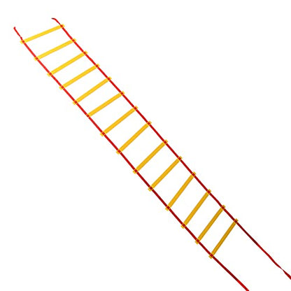 7M 14 Rung Agility Speed Training Ladder, Football Soccer Fitness Drill Ladder with Storage Bag, Durable PP Plastic and Braided Belt for Athletes Coaches Outdoor Indoor