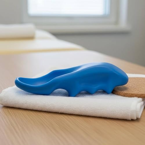 Qianly Point Portable Design Point Tool Ergonomic Tissue Massage Tool for Athletes, Office Workers, Gray, Thumb Massager - color: Gray