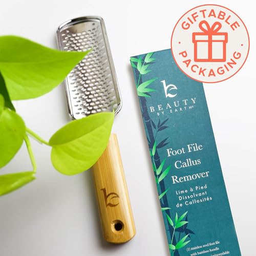 Foot File - Callus Remover Tool for Dead Skin Removal | At Home Pedicure Tools, Foot Rasp Callus Remover Feet and Heels