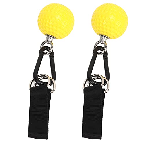Climbing Pull Up Grip, 1 Pair Training Balls with Stainless Steel Hooks and Straps, Slip PU Material for Grip Strength and Forearm Training, for Indoor