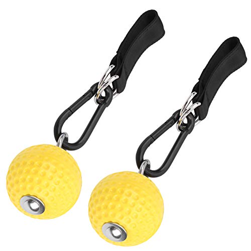 Pull Up Grips Sphere, Climbing Pull Up Power Sphere Hold Grips with Straps, No Slip Hand Grips Strength Trainer Exerciser for Bouldering, Pull Up and Workout