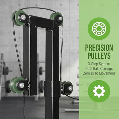 SYNTECSO Arm Wrestling Battle Table Training Pulley System, Tensile Force Professional Equipment Fitness Forearm, Table Corner Fixation Wrist Exerciser