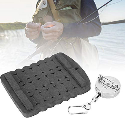 Fish Hook Storage Foam with Expansion Buckle Fly Fishing Bait Hanging Board Accessory Lightweight Compact Durable Foam Material for Fishing Enthusiasts